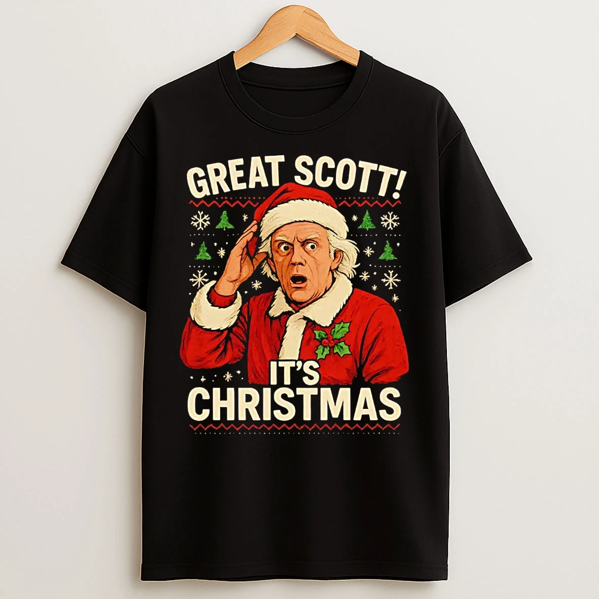 Great Scott Back To The Future Its Christmas T Shirts