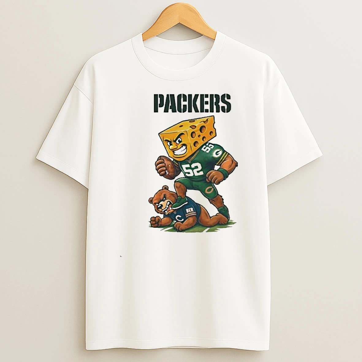 Green Bay Packers Beat Chicago Bears Battle Mascot Shirts