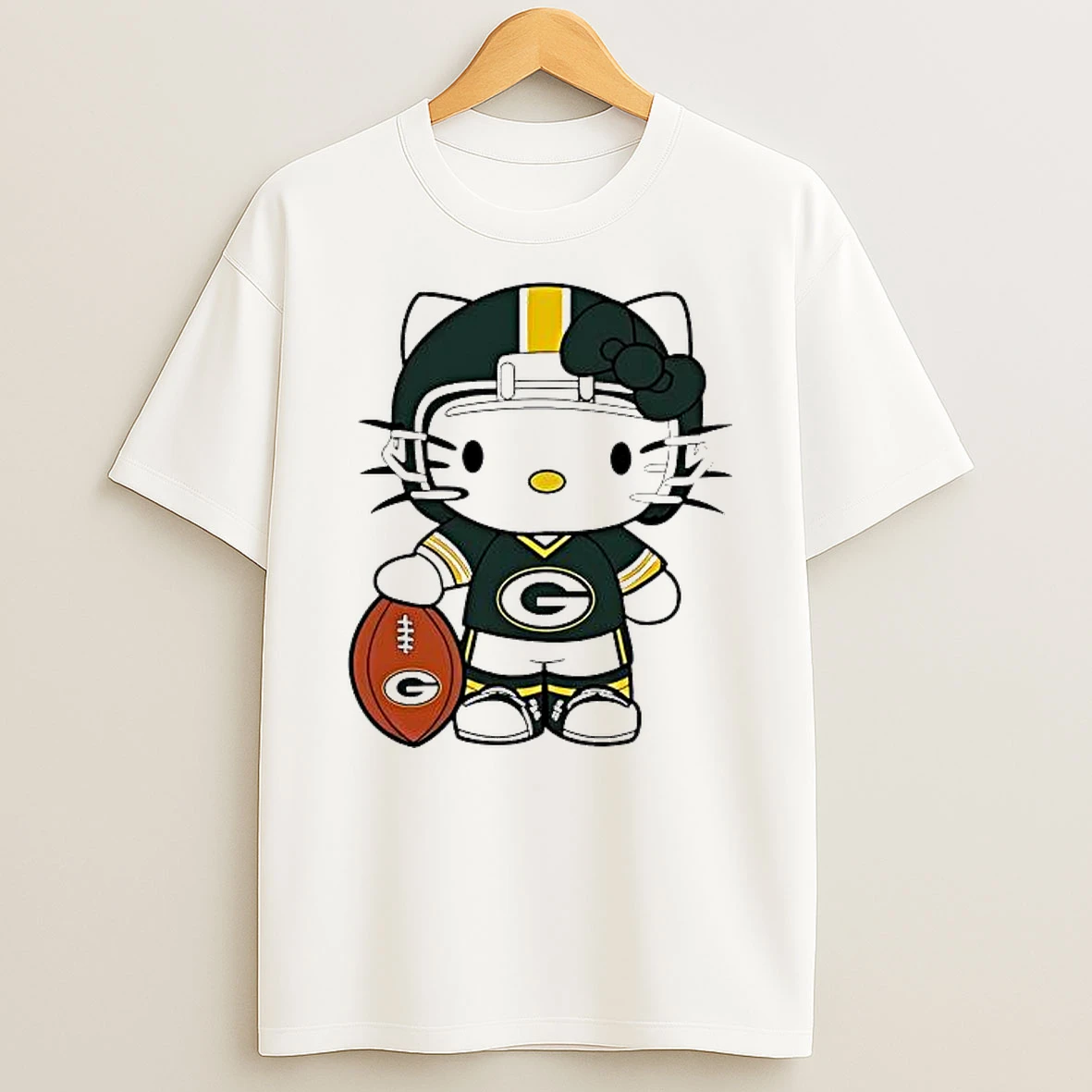 Green Bay Packers Hello Kitty 2025 Nfl Christmas Gameday Shirts