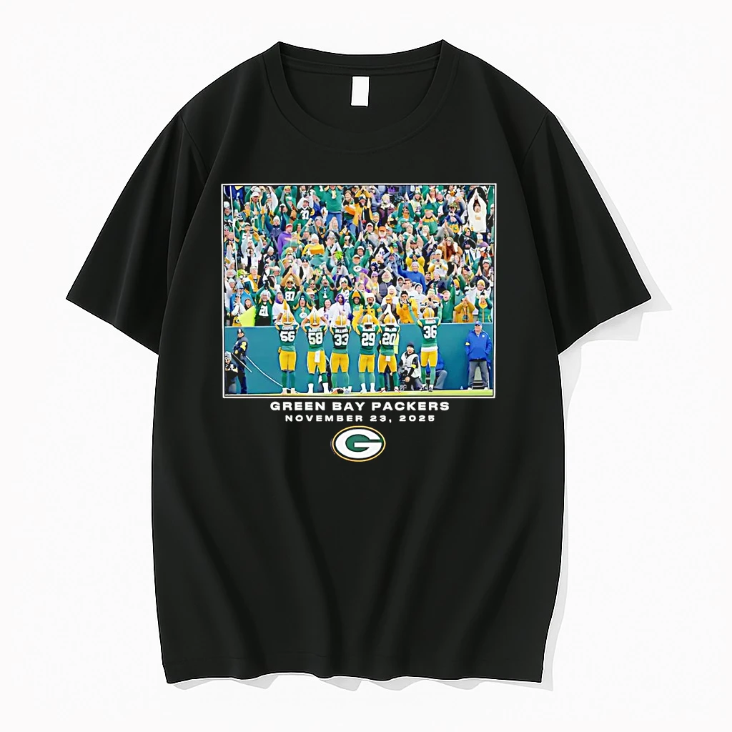 Green Bay Packers Flash Moment Photo 2025 Shirts