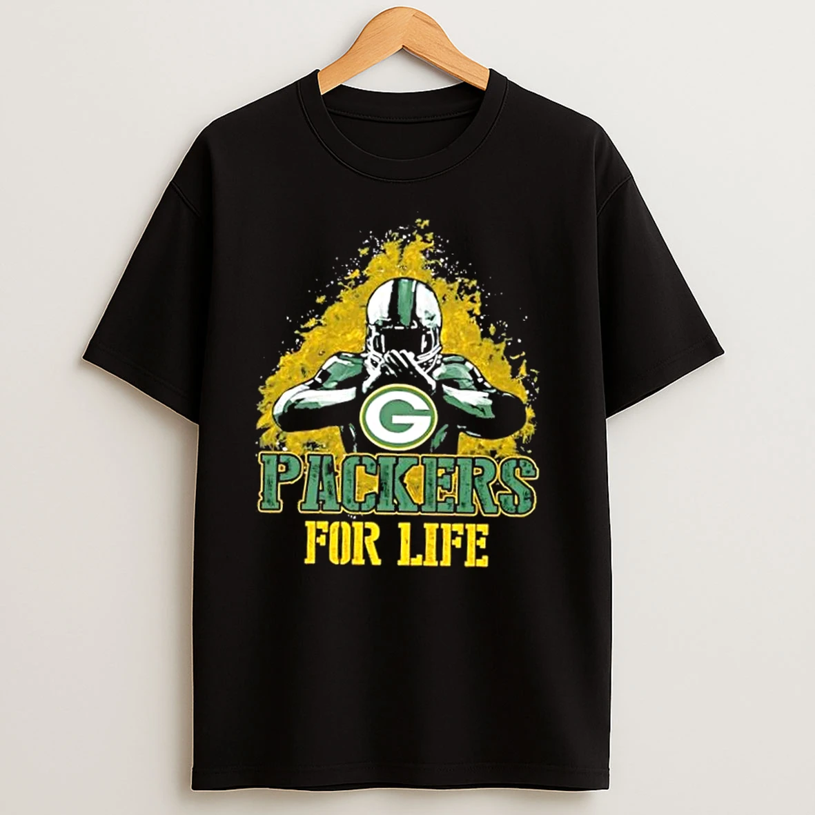 Green Bay Packers Football For Life T Shirts