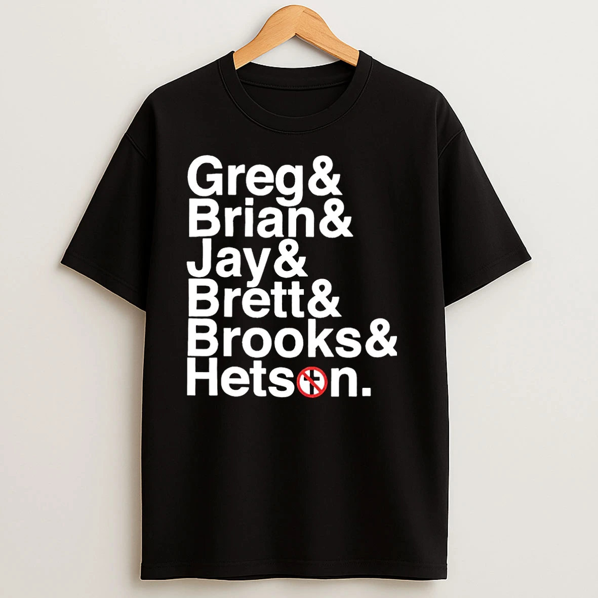 Greg Brian Jay Brett Brooks Hetson Christmas T Shirts