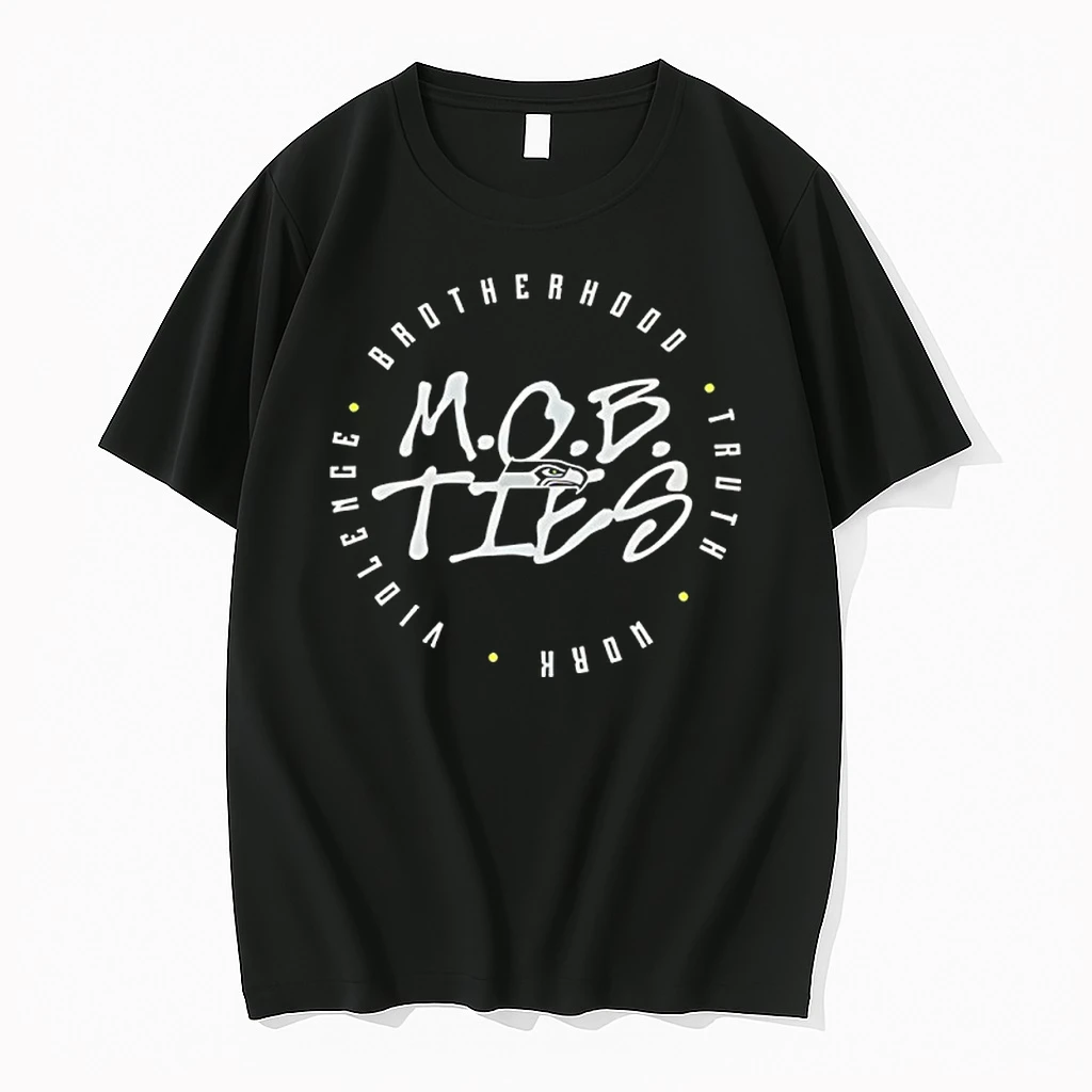Grey Zabel Seahawks Mob Ties Brotherhood Truth Work Violence Shirts