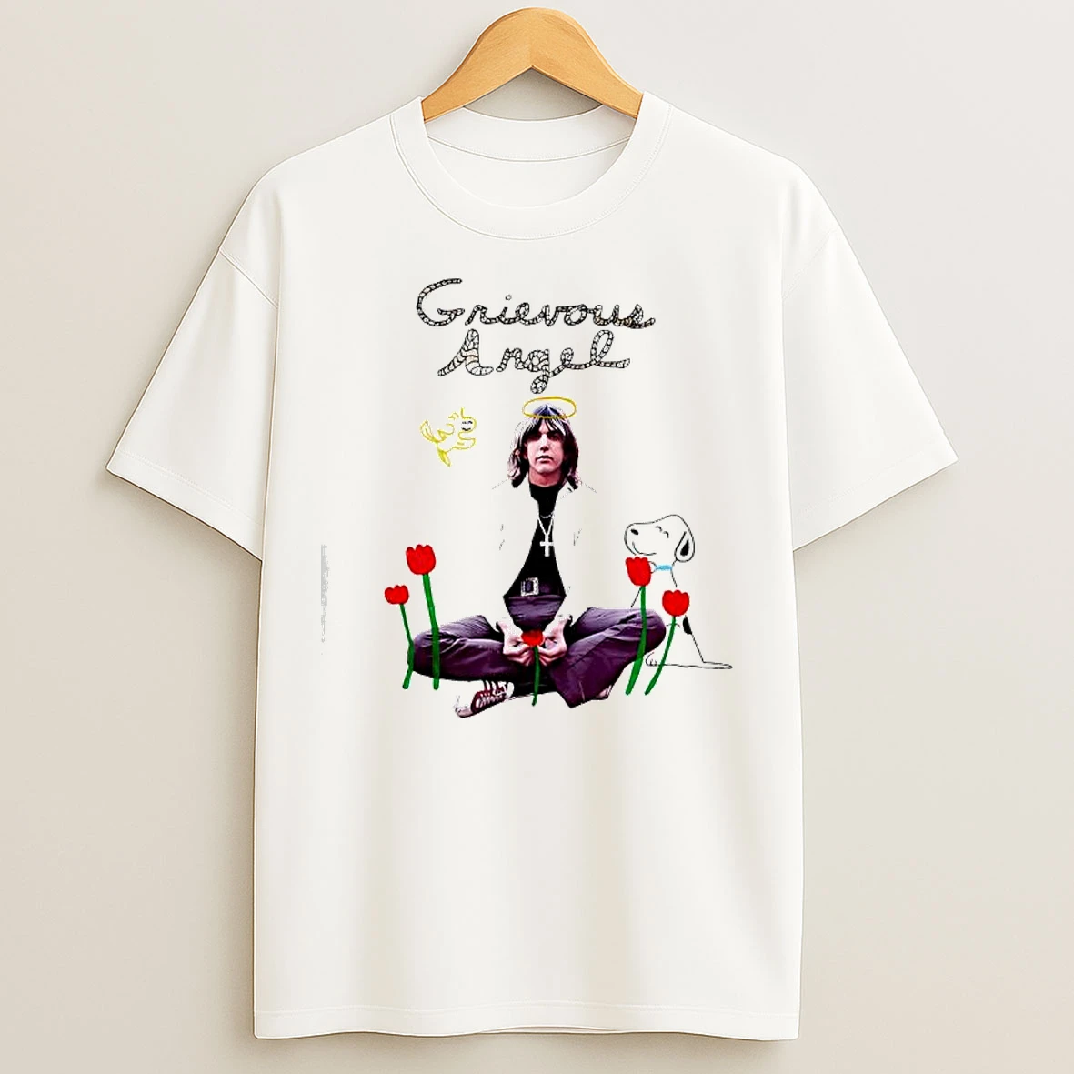 Grievous Angel Snoopy Woodstock American Country Rock T Shirts