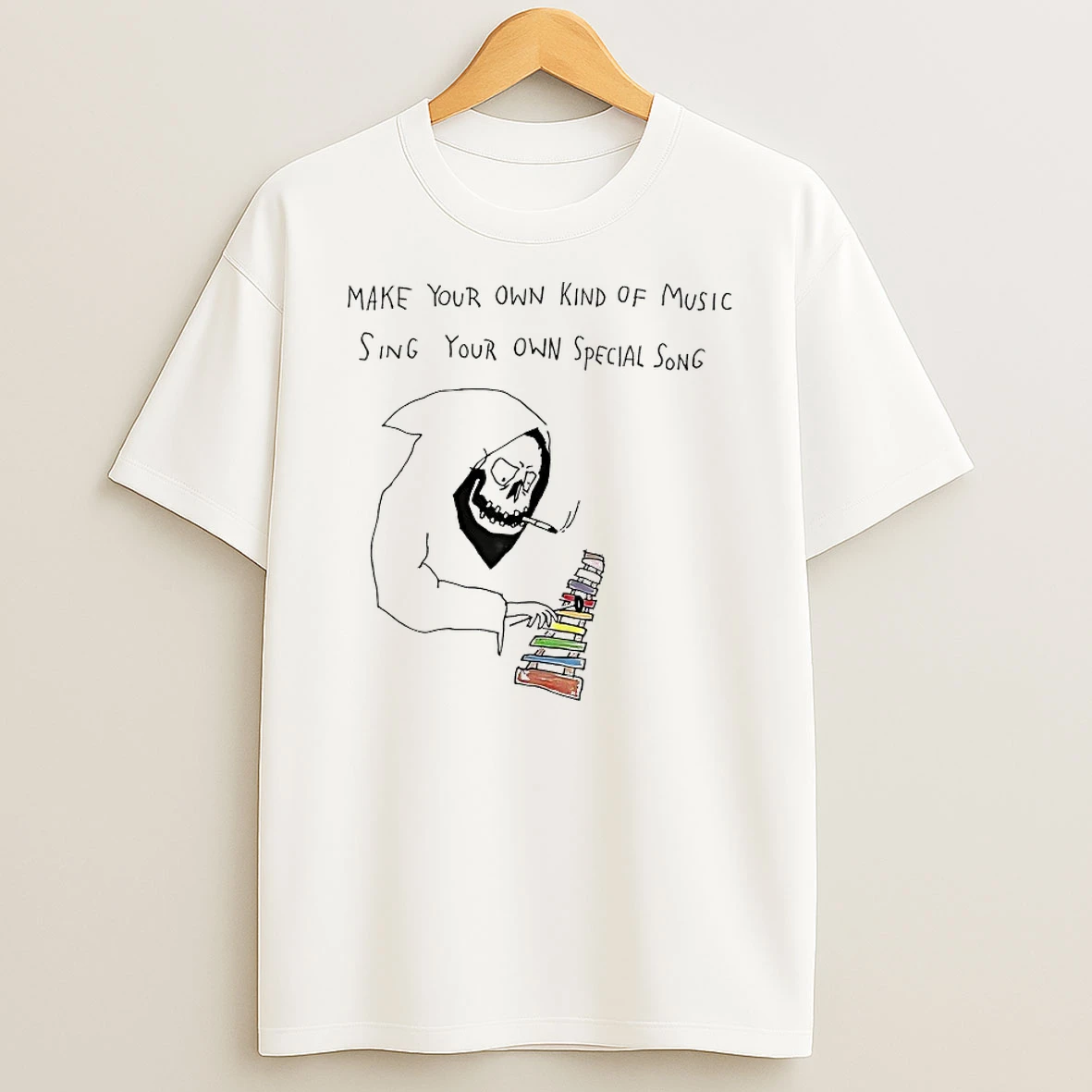 Grim Reaper Make Your Own Kind Of Music Shirts