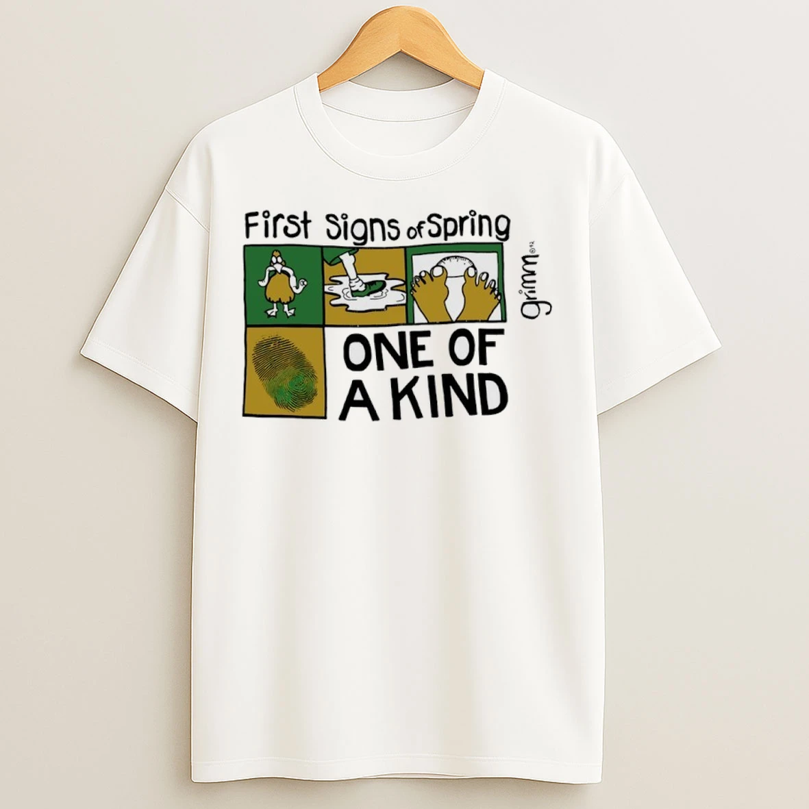 Grimm First Signs Of Spring One Of A Kind T Shirts