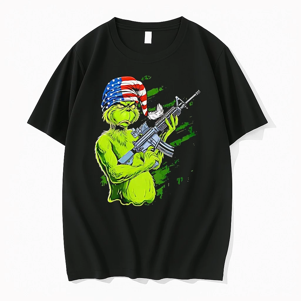 Grinch American Flag Bandana Ar 15 Mean One Shirts