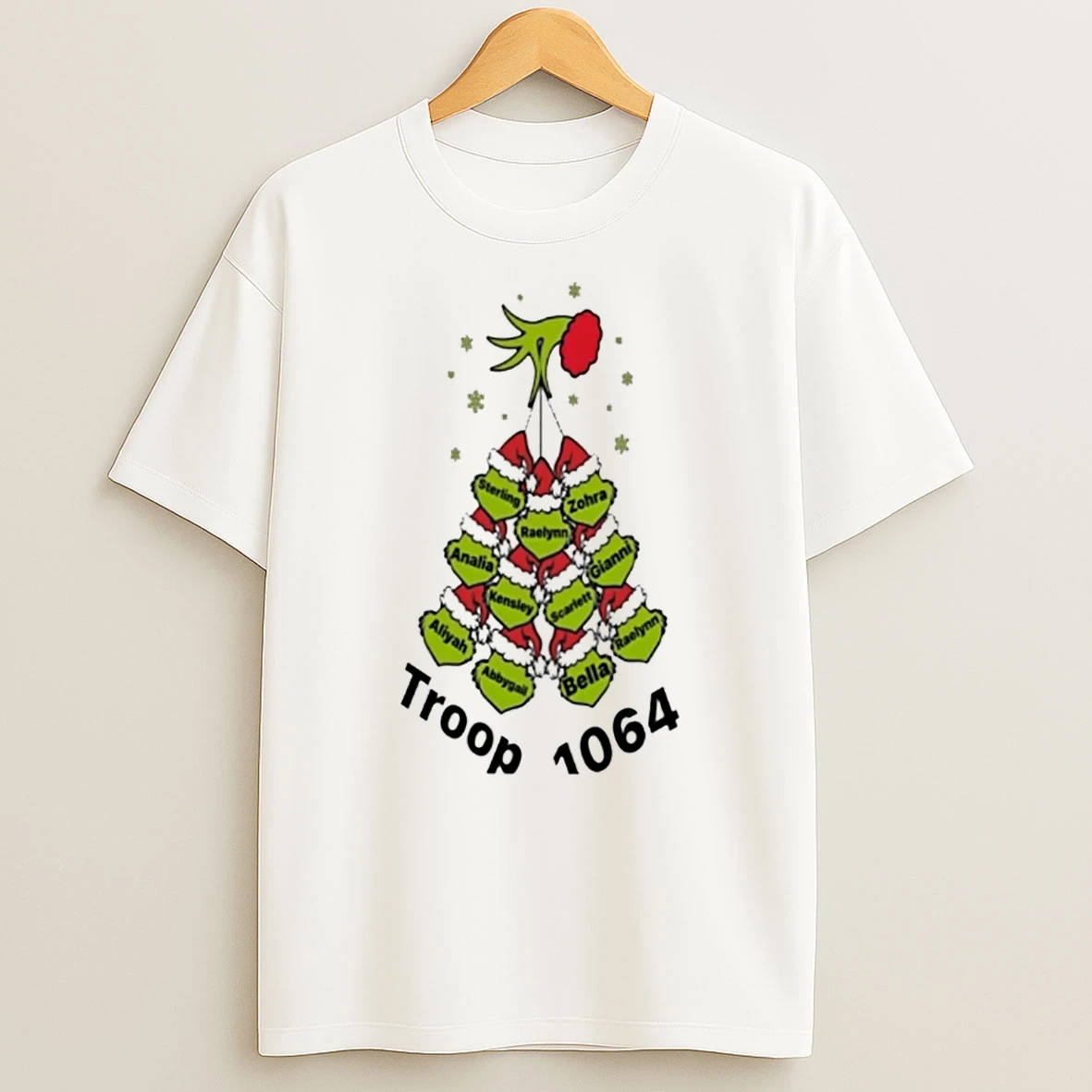 Grinch Christmas Tree Troop 1064 Shirts