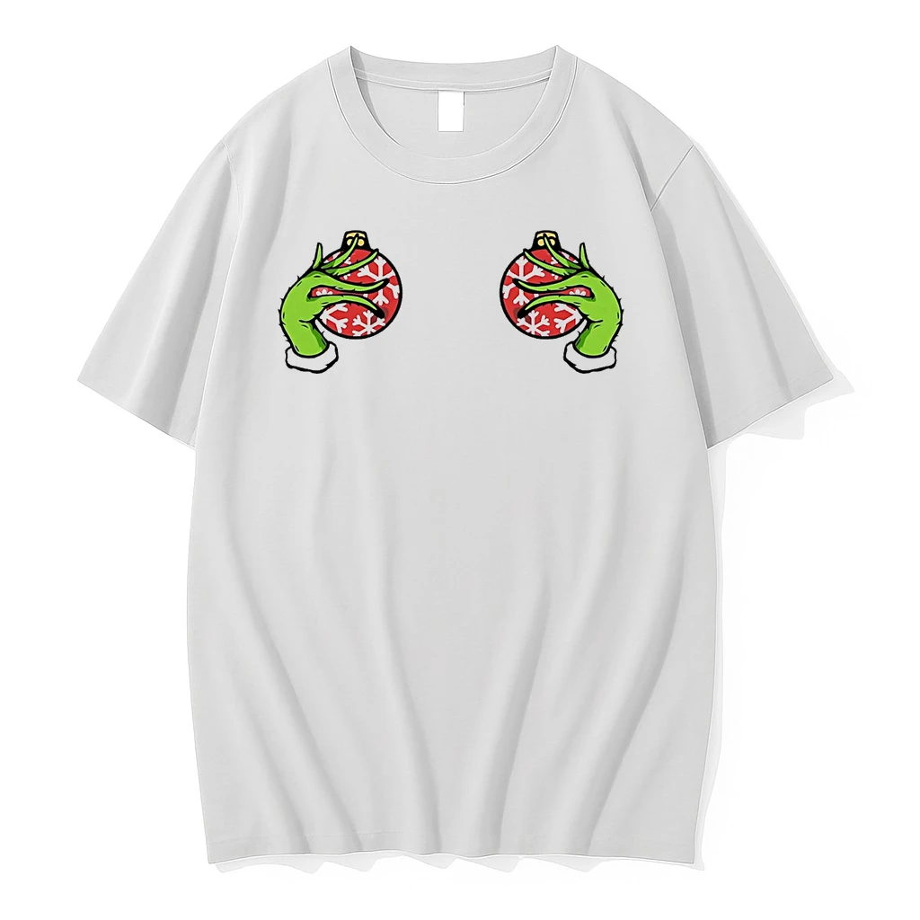 Grinch Christmas Boob Shirts