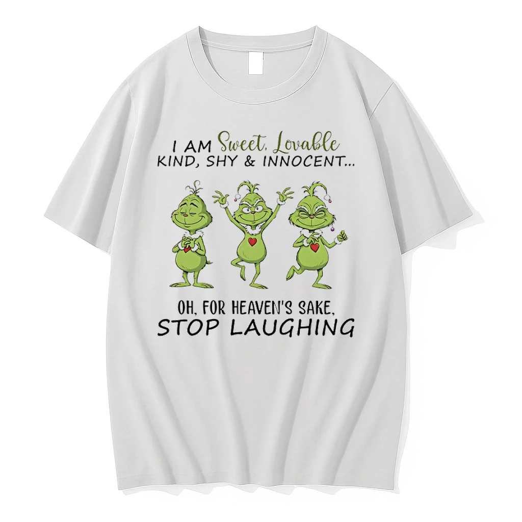 Grinch Christmas Dance I Am Sweet Lovable Kind Shy And Innocent For Heavens Sake Stop Laughing Shirts