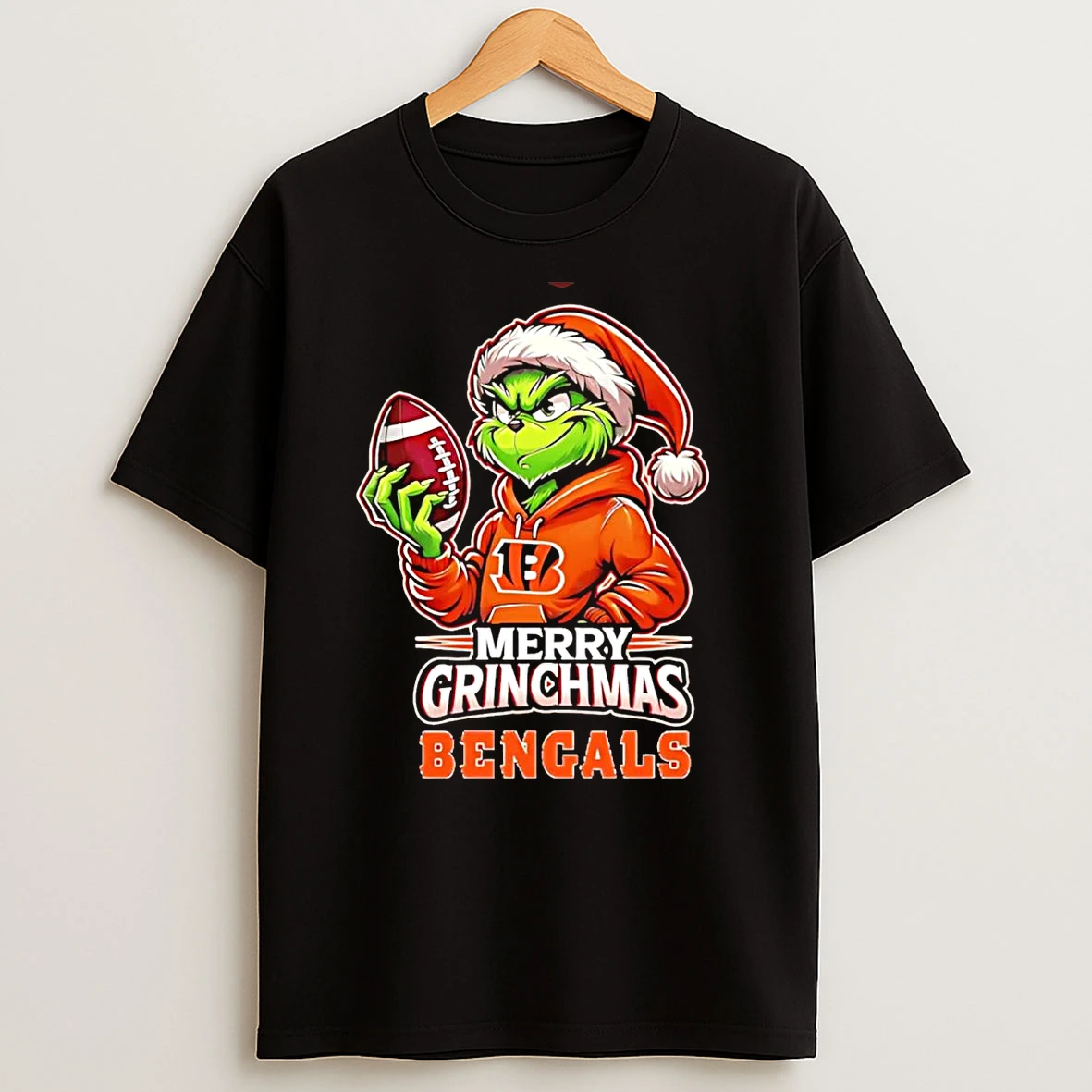Grinch Cincinnati Bengals Merry Grinchmas Christmas T Shirts