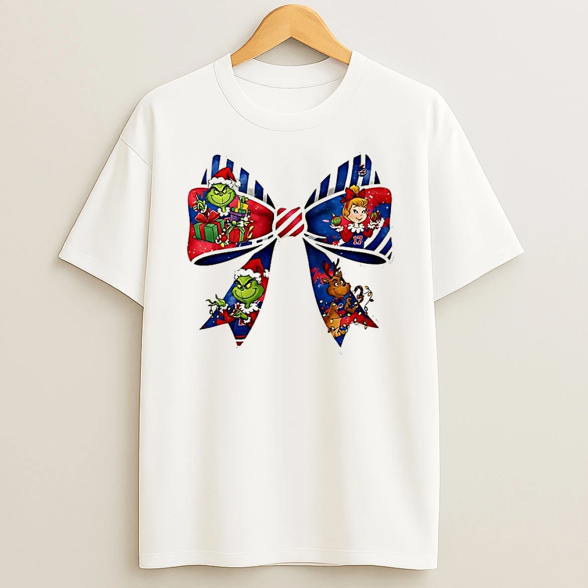 Grinch Cindy And Max How The Grinch Stole Christmas Bow Tie Shirts