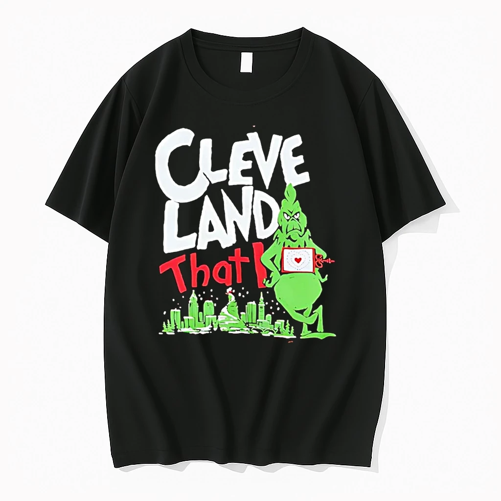 Grinch Cleveland That I Love Christmas Shirts
