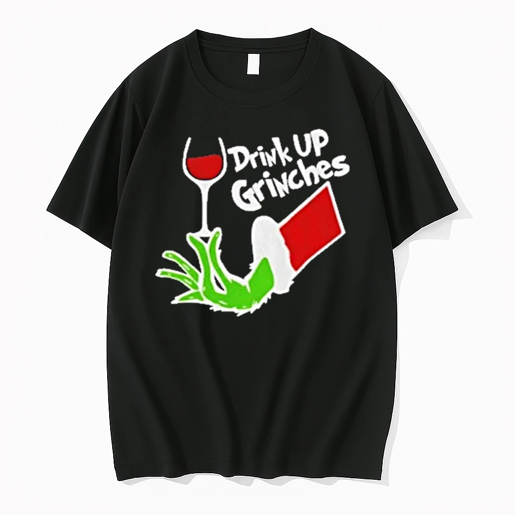 Grinch Hand Drink Up Grinches Merry Christmas 2025 Shirts