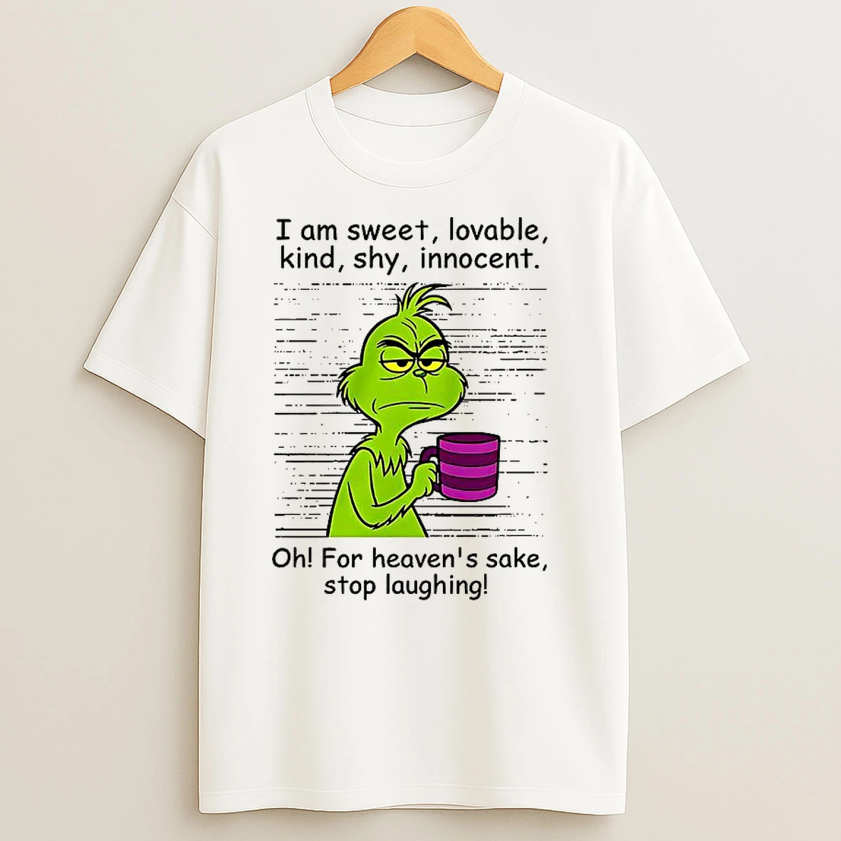 Grinch I Am Sweet Lovable Kind Shy Innocent Christmas T Shirts