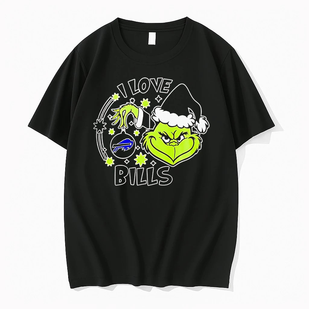 Grinch I Love Buffalo Bills Christmas Shirts