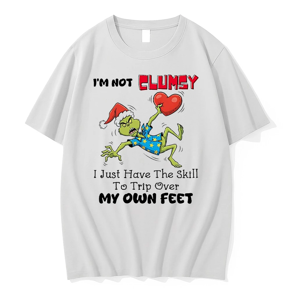 Grinch Im Not Clumsy Trip Over My Own Feet Christmas Shirts