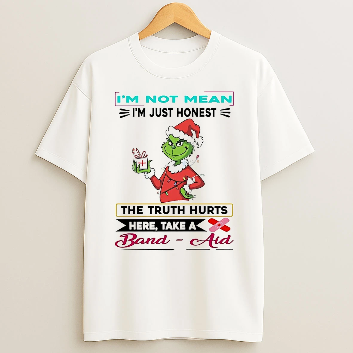 Grinch Im Not Mean Im Just Honest The Truth Hurts Christmas Shirts