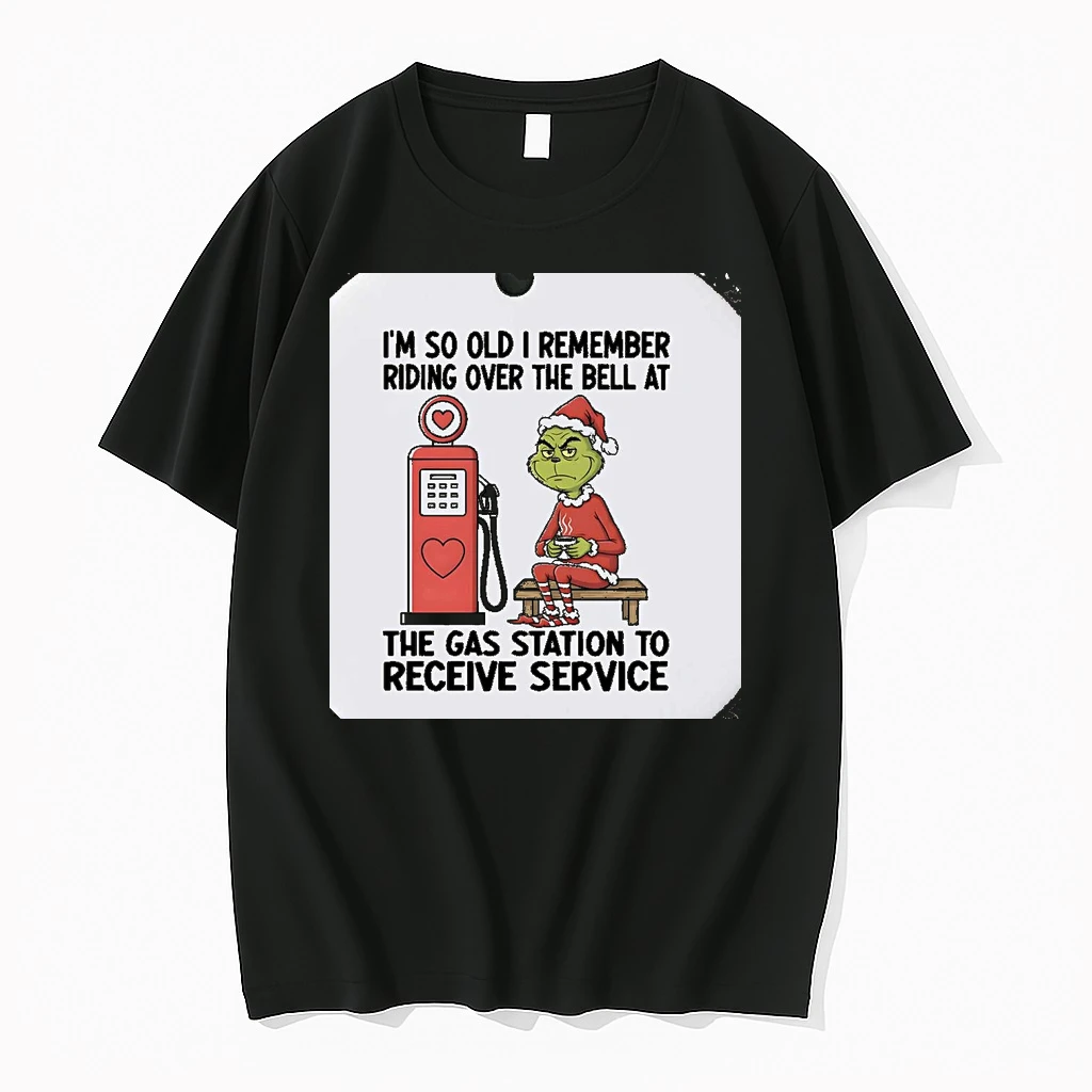 Grinch Im So Old I Remember Riding Over The Bell Christmas Christmas Shirts