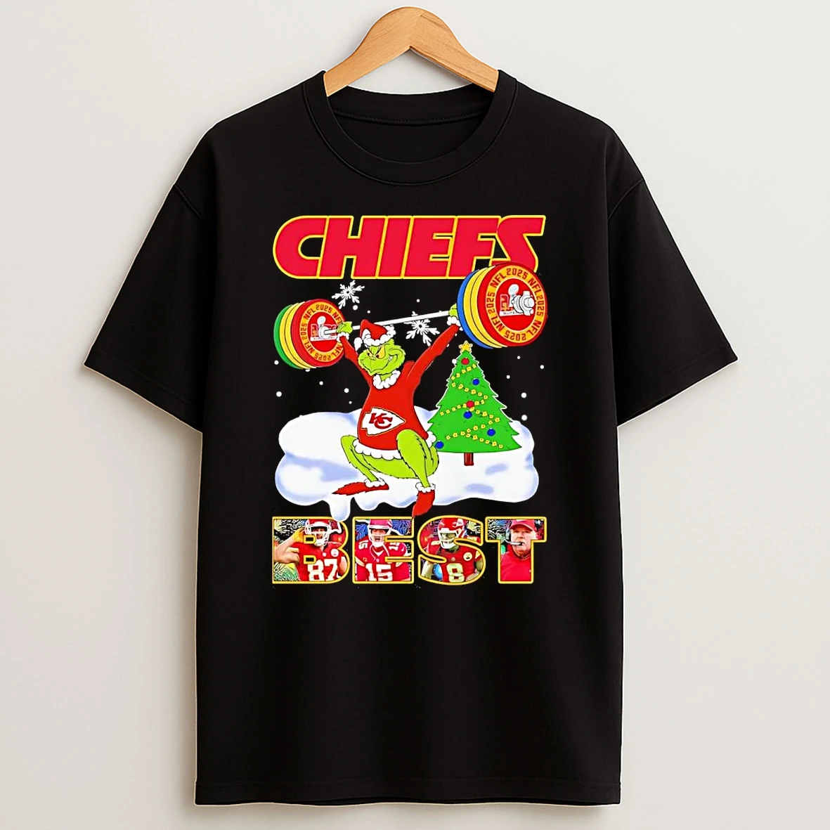 Grinch Kansas City Chiefs Best Super Bowl Lix Christmas Shirts