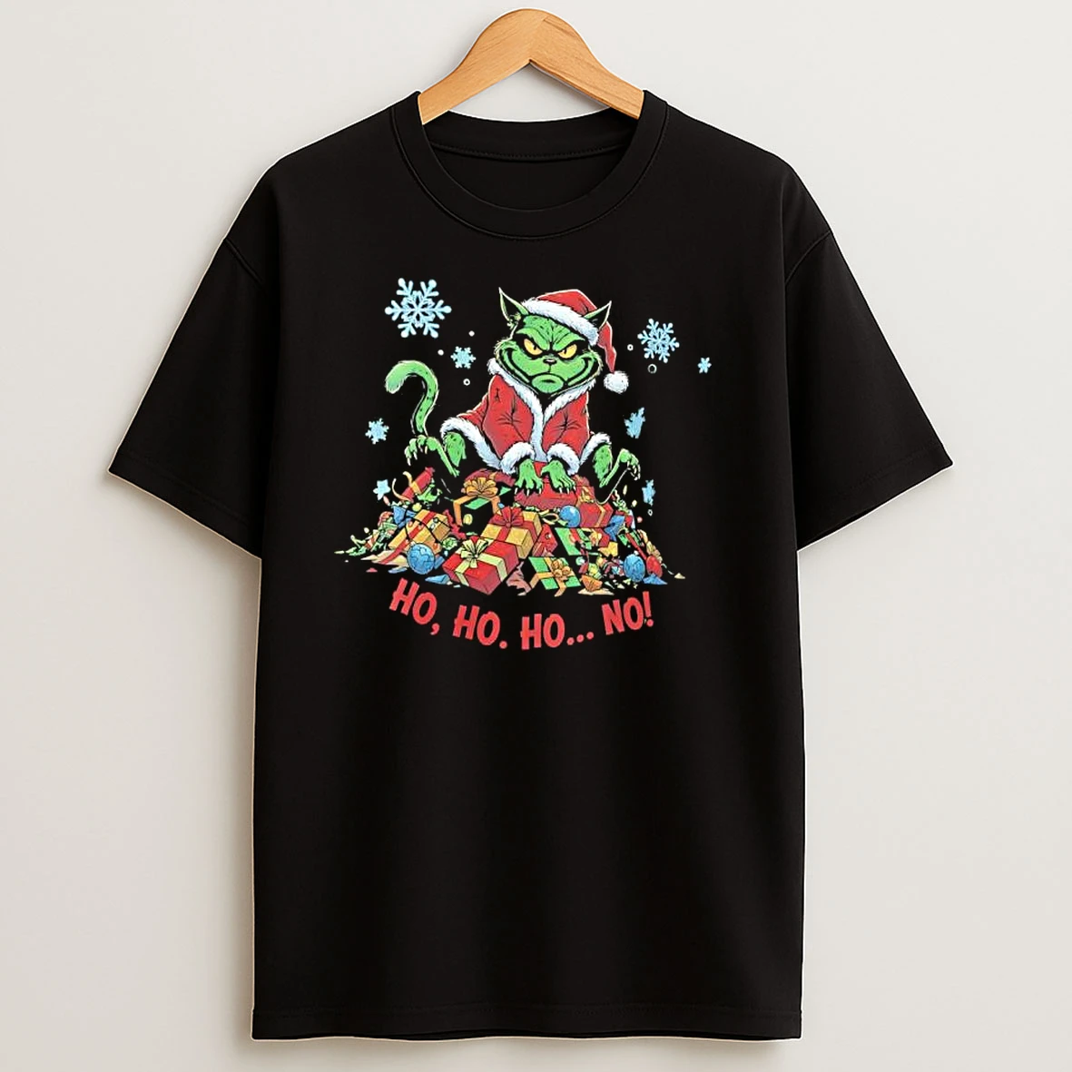 Grinch Meowy Christmas T Shirts