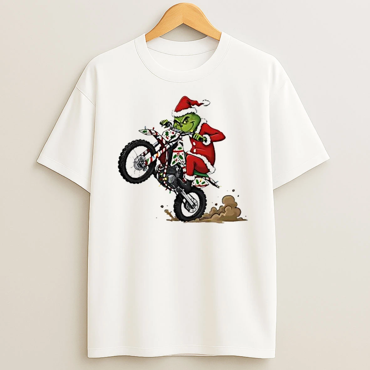 Grinch Motorcycle Xmas Holiday Trends Stylish Shirts