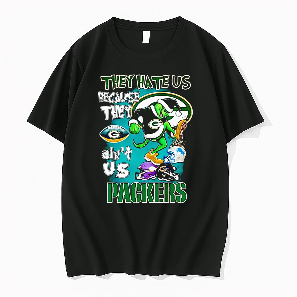 Grinch Packers They Hate Us Because They Aint Us Christmas Shirts