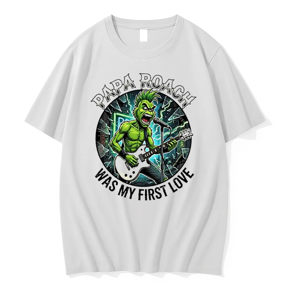 Grinch Papa Roach Was My First Love Christmas Trends Stylish Shirts