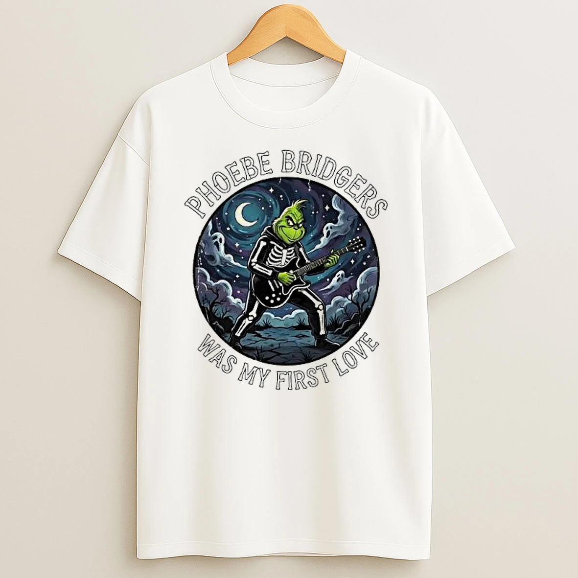 Grinch Phoebe Bridgers Was My First Love Christmas Trends Stylish Shirts