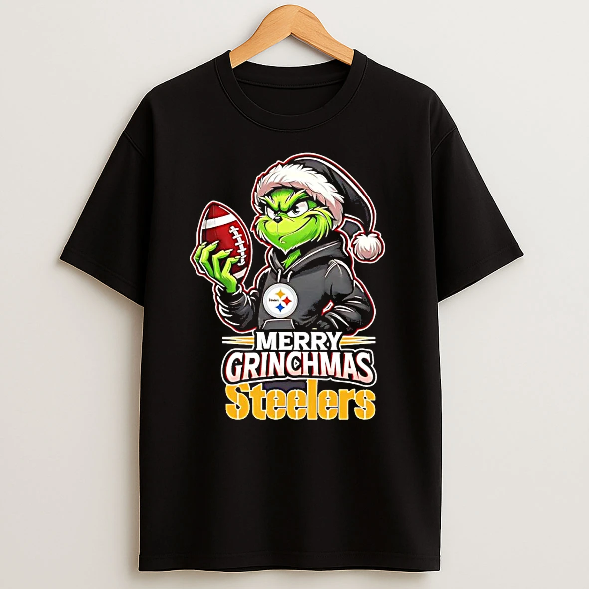 Grinch Pittsburgh Steelers Merry Grinchmas Christmas T Shirts