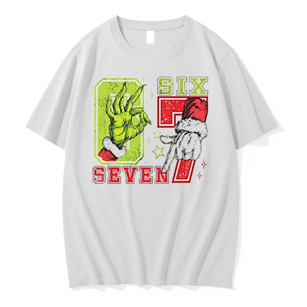 Grinch Six Seven Meme Christmas Shirts