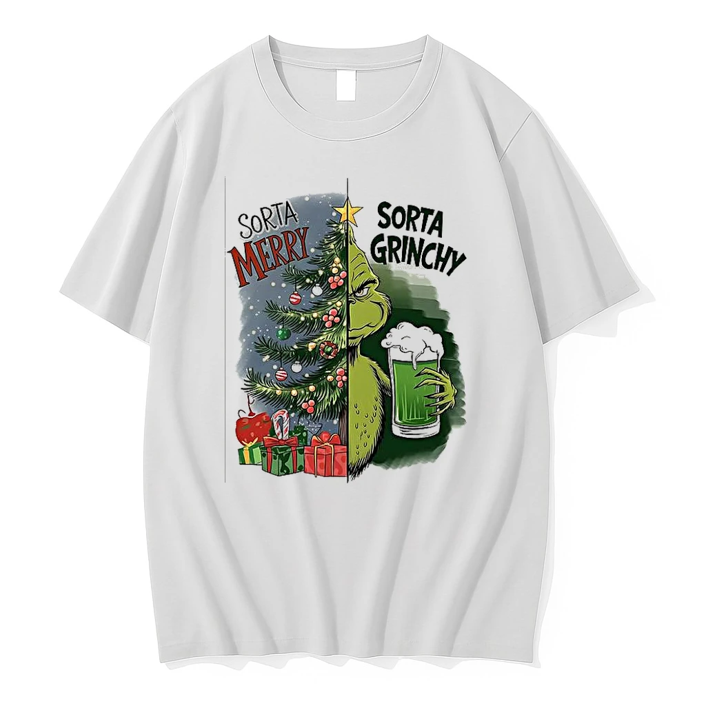 Grinch Sorta Merry Sorta Grinchy Christmas Holiday Shirts