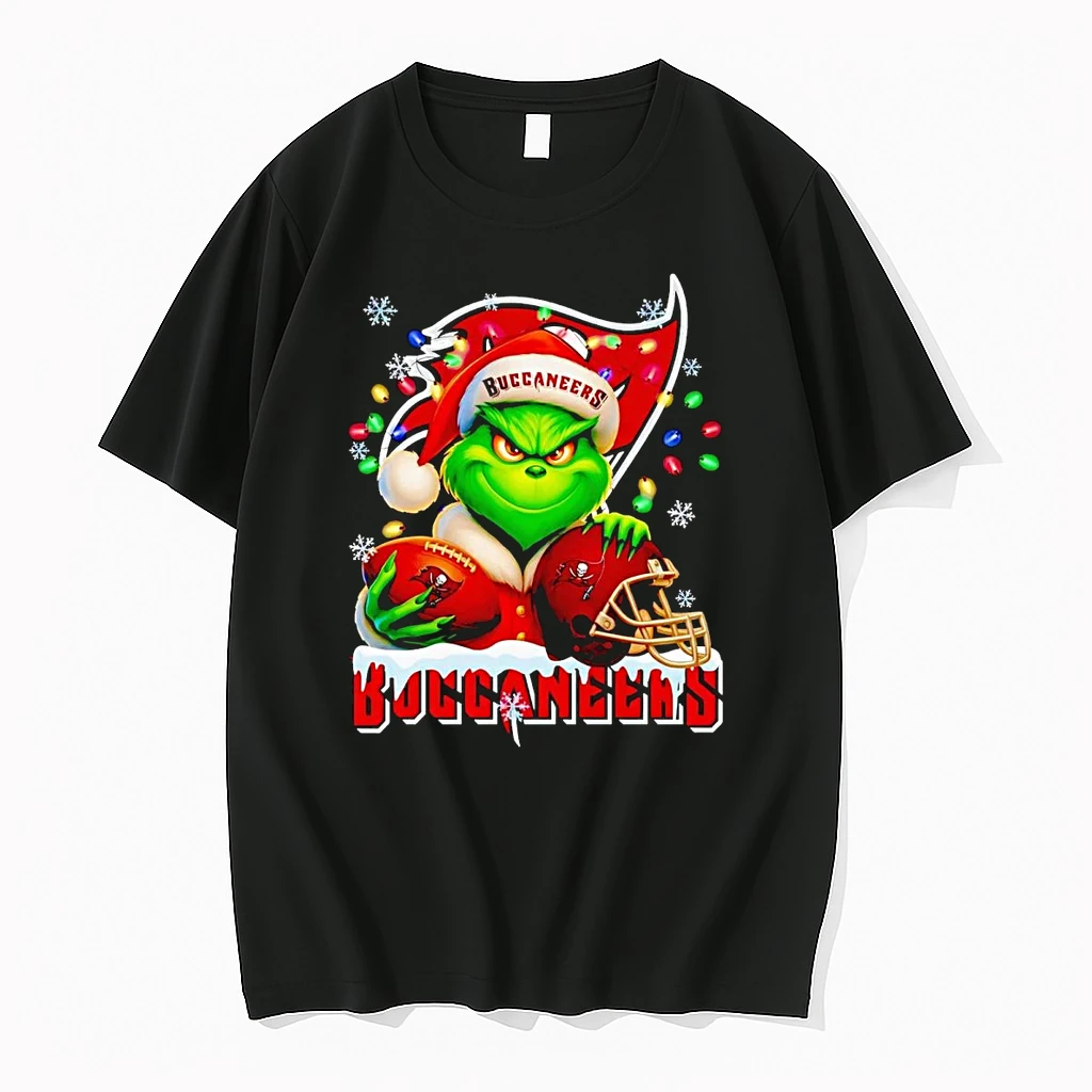 Grinch Tampa Bay Buccaneers Christmas Light Shirts