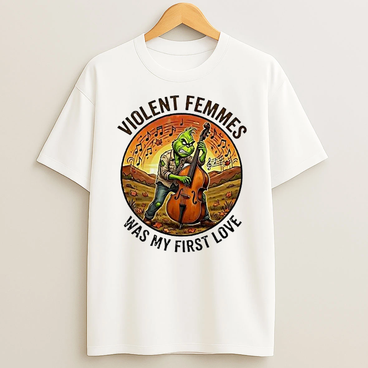 Grinch Violent Femmes Was My First Love Christmas Trends Stylish Shirts