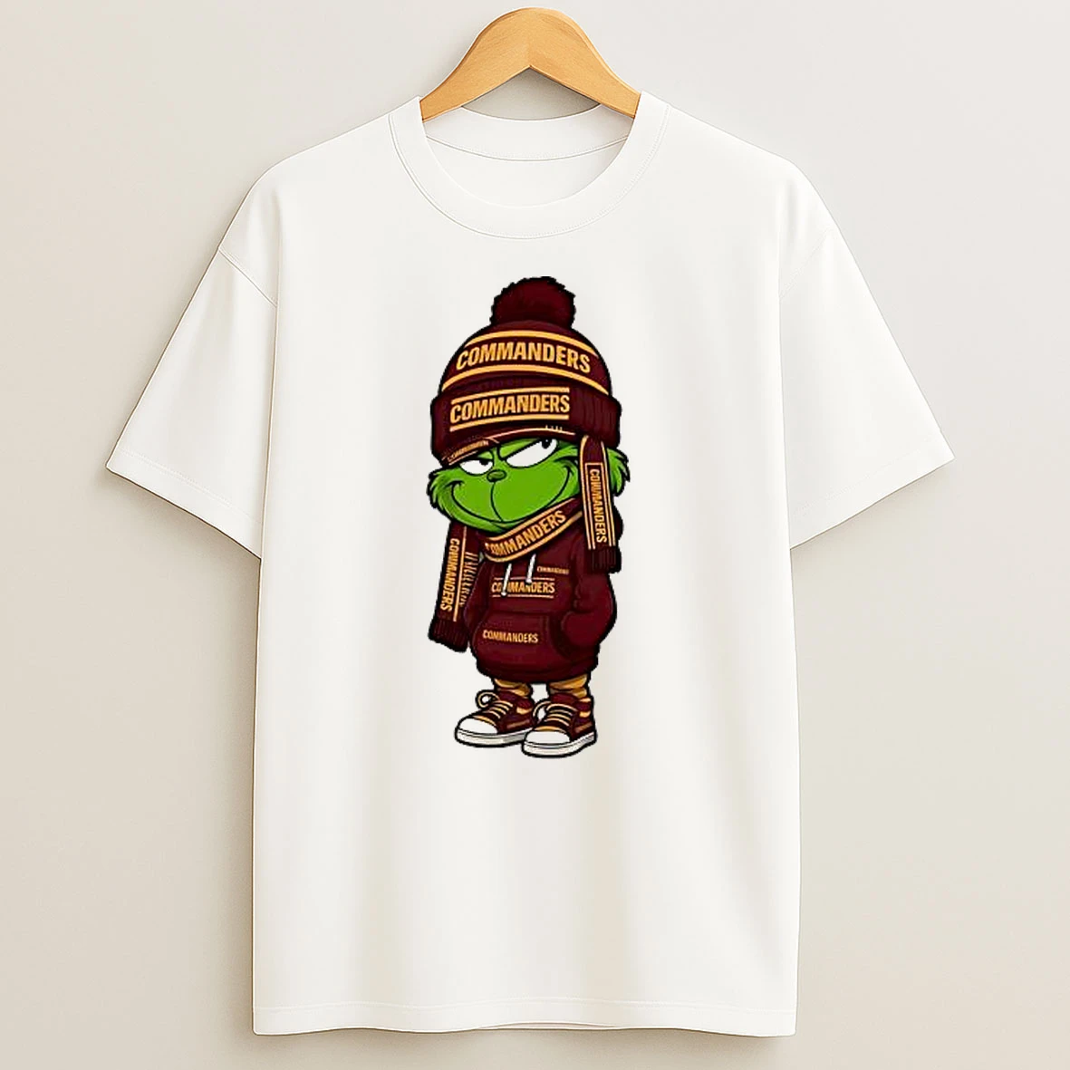 Grinch Washington Commanders Trends Stylish Shirts