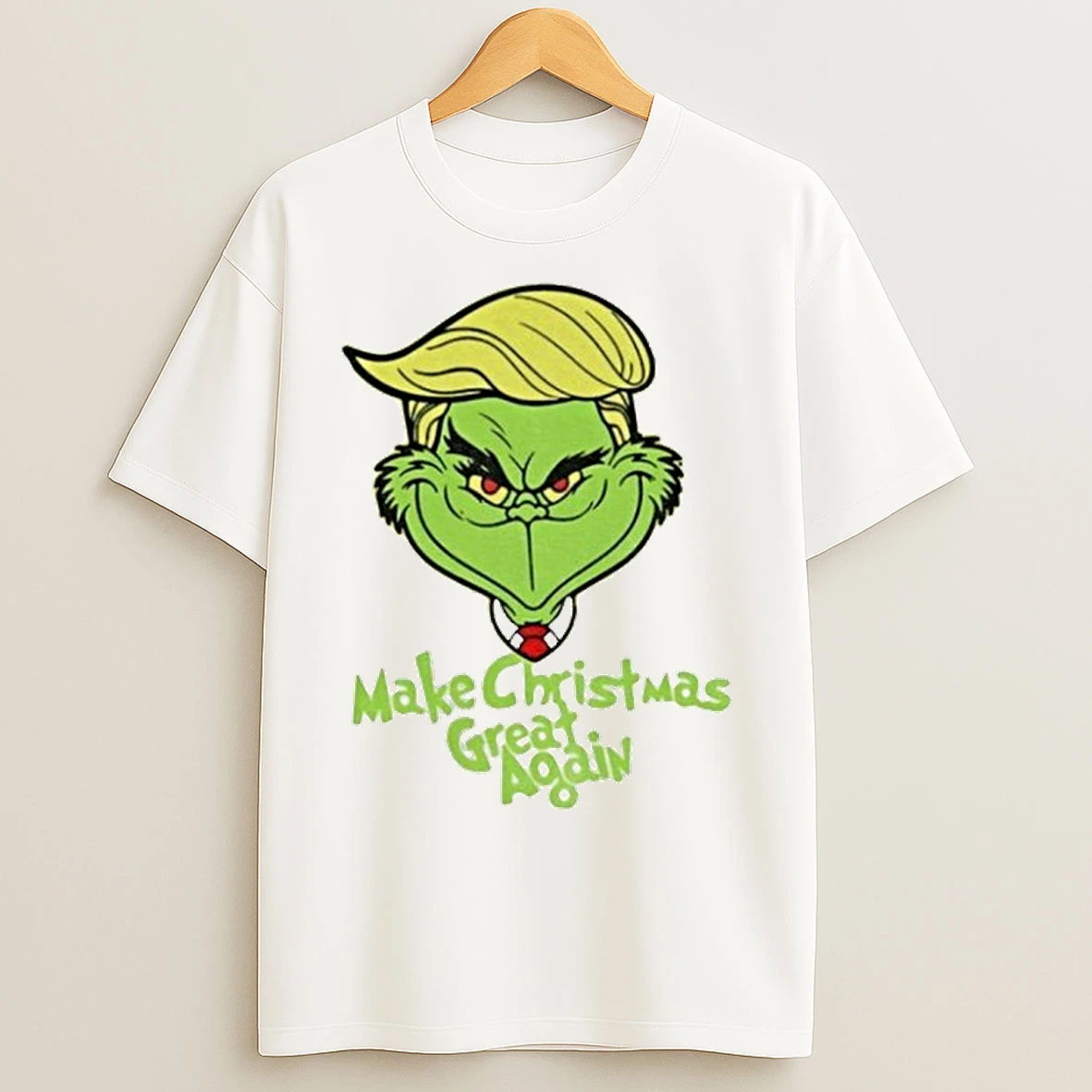 Grinch X Donald Trump Make Christmas Great Again Merry Christmas T Shirts