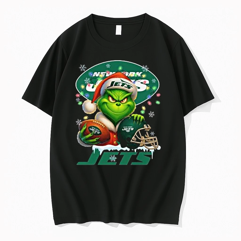 Grinch X New York Jets Ball And Helmet Merry Christmas Shirts