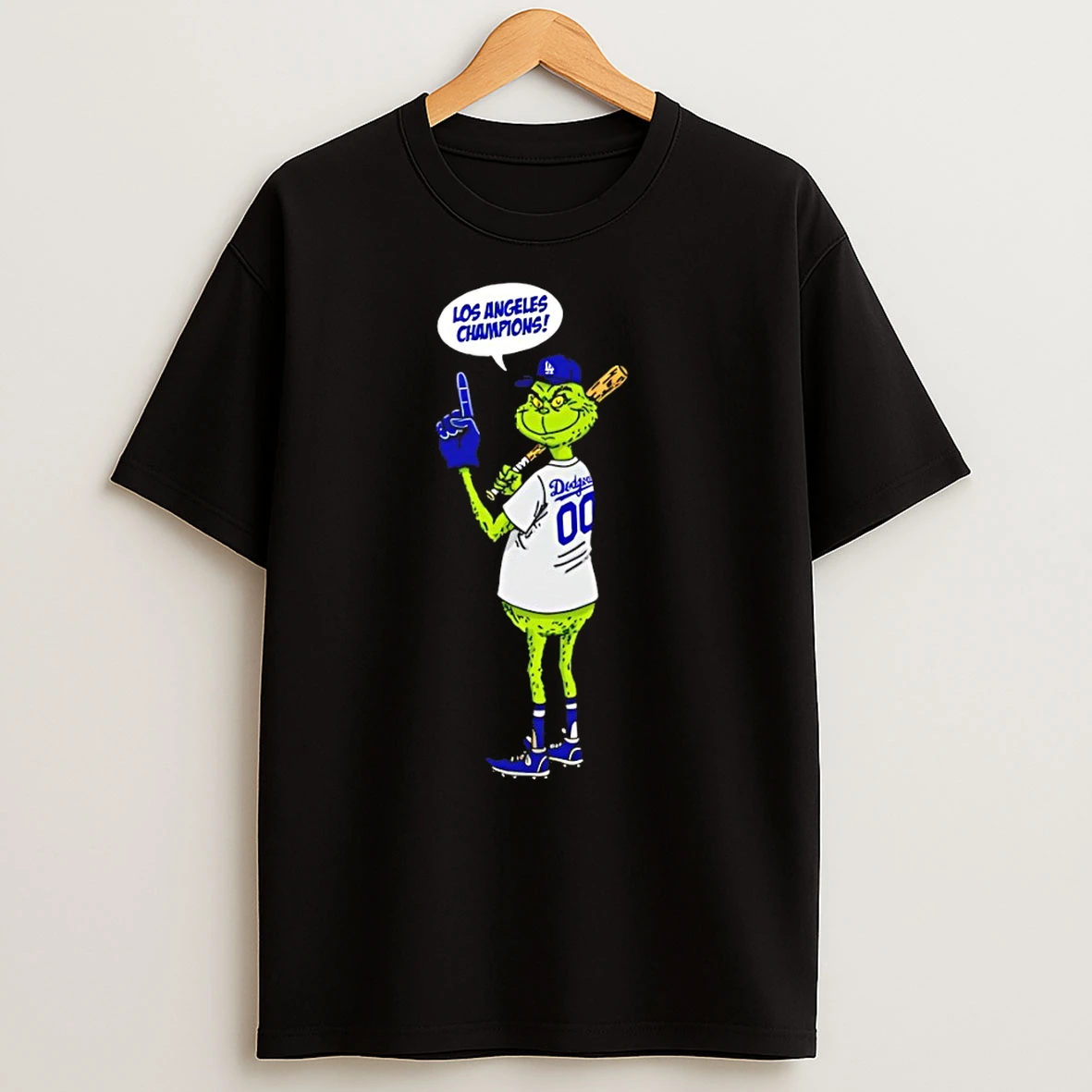 Grinch Fan Of Los Angeles Dodgers Champions World Series 2025 Merry Christmas T Shirts