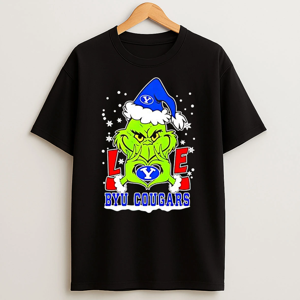 Grinch Love Byu Cougars Christmas 25 Shirts