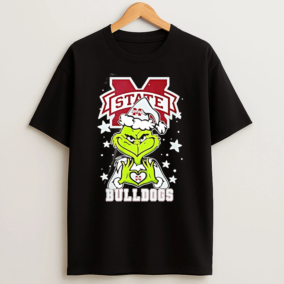 Grinch Love Mississippi State Bulldogs Christmas 25 Shirts