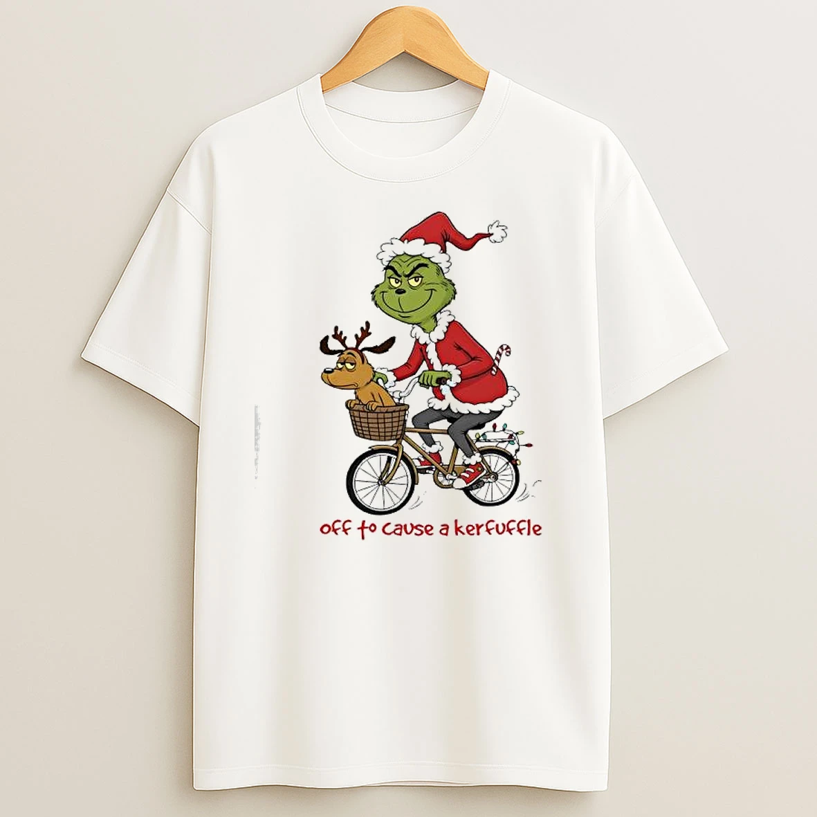 Grinch Off To Cause A Kerfuffle T Shirts