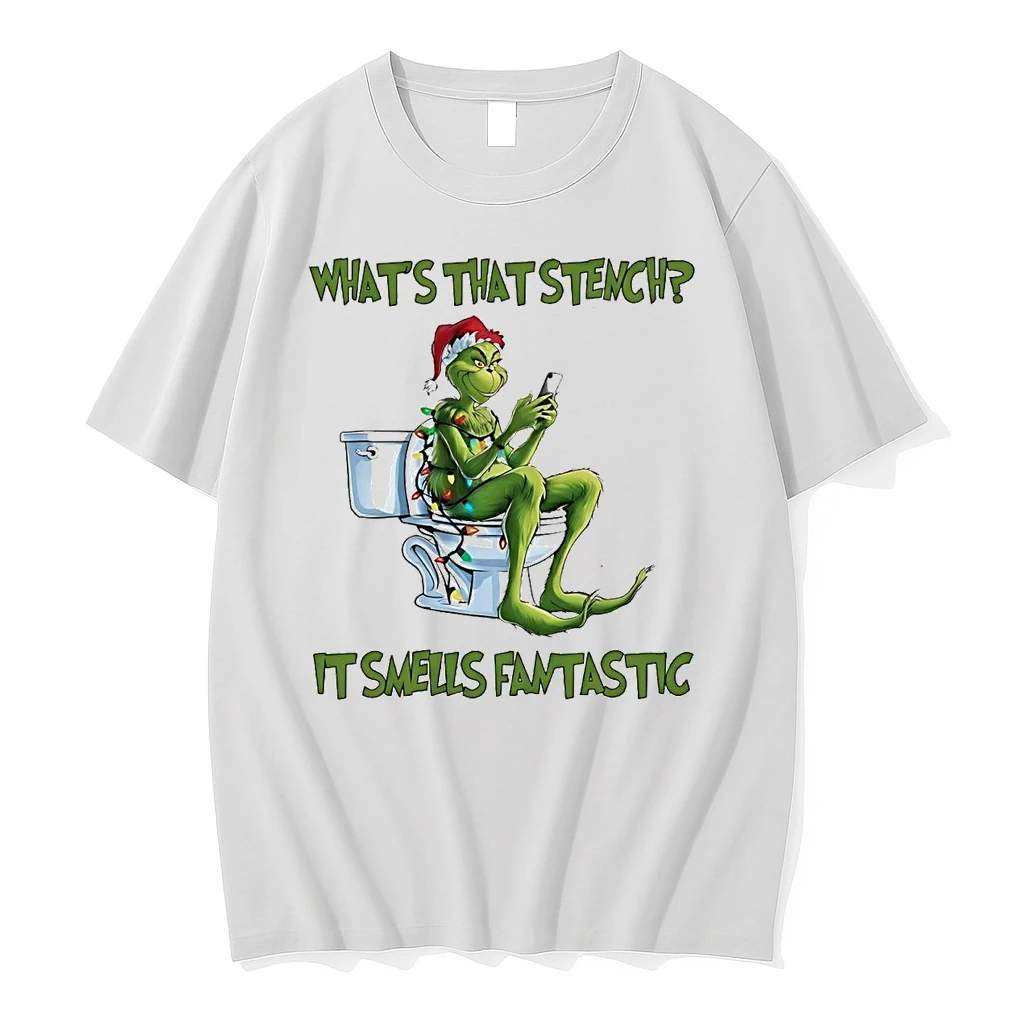 Grinch Whats That Stench It Smell Fantastic Christmas Shirts