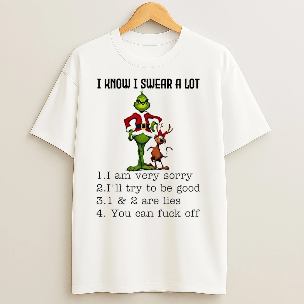 Grind Christmas I Know I Swear A Lot I Am Very Sorry T Shirts