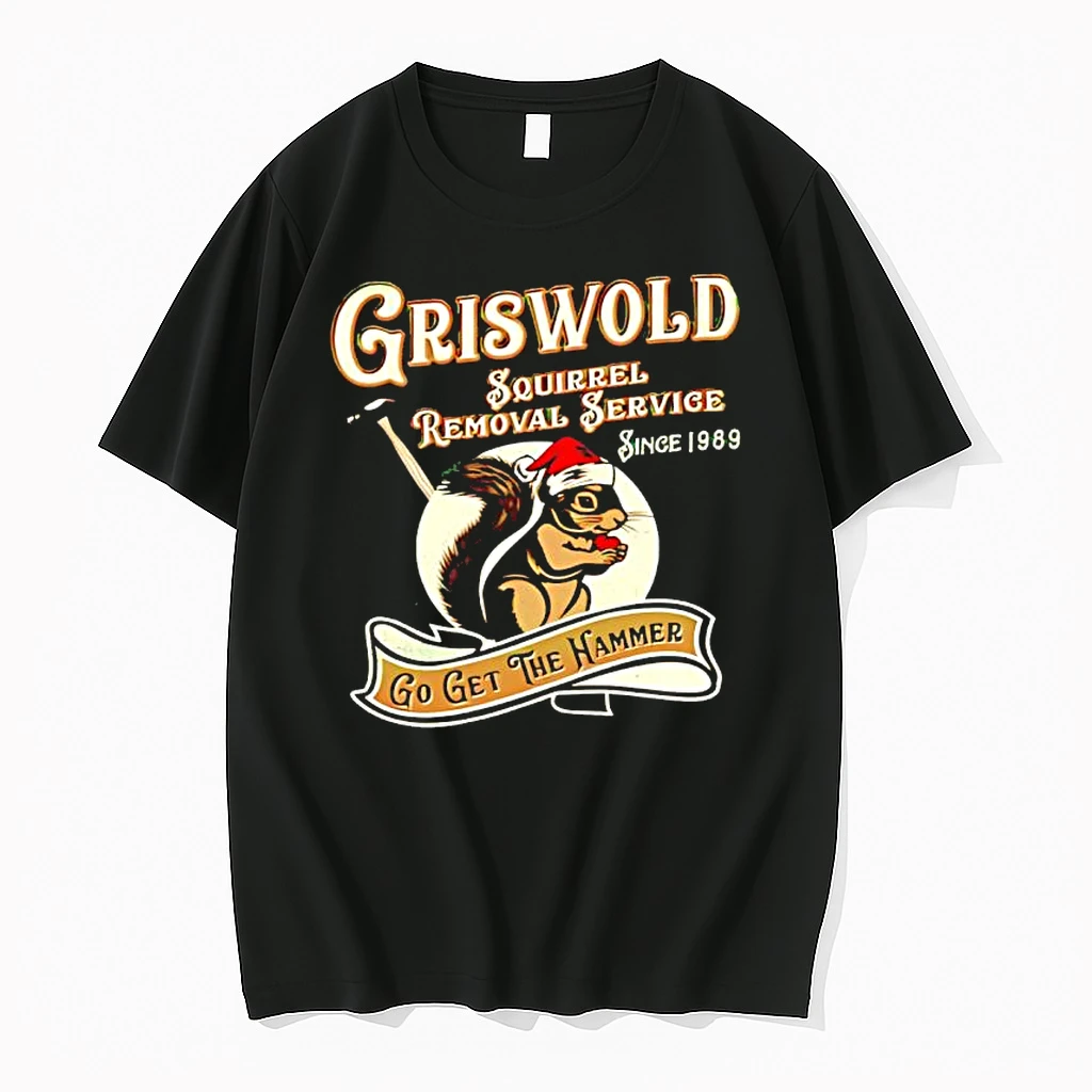 Griswold Squirrel Removal Service Christmas Black Shirts