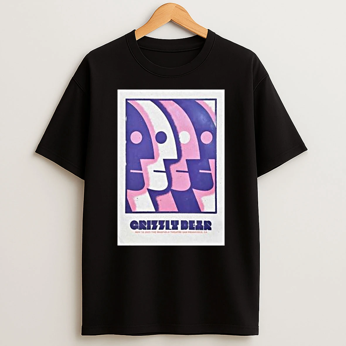 Grizzly Bear November 18 2025 San Francisco Ca Shirts