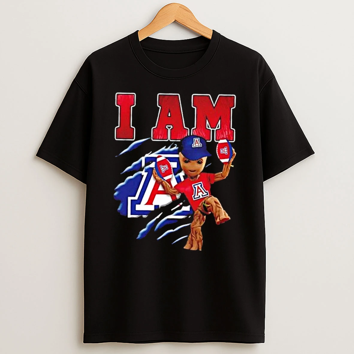 Groot I Am Arizona Wildcats Fan Shirts