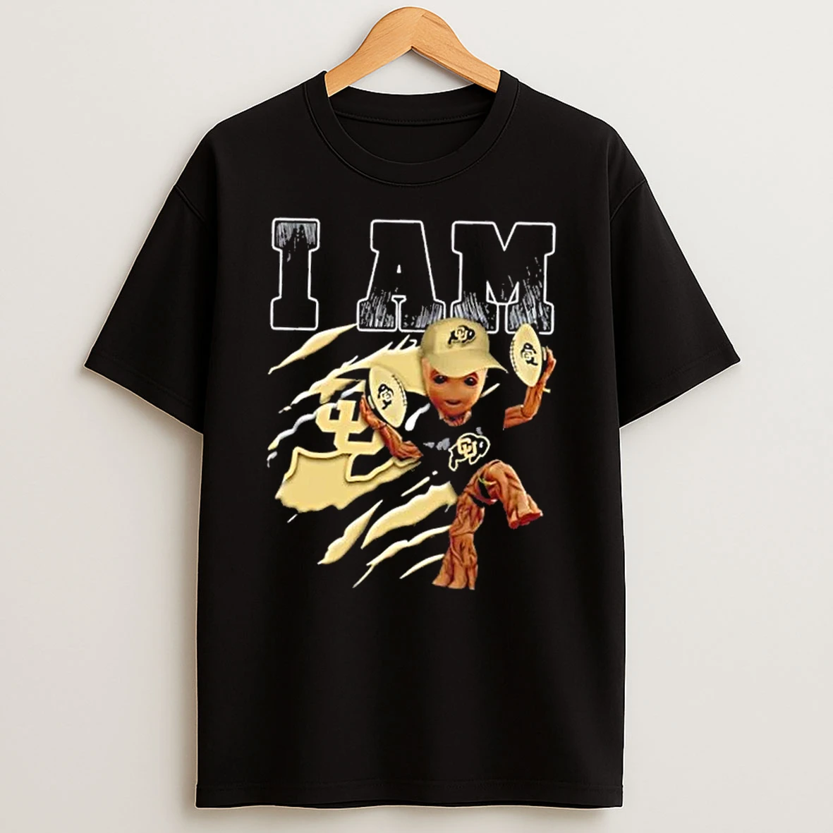 Groot I Am Colorado Buffaloes Fan Shirts