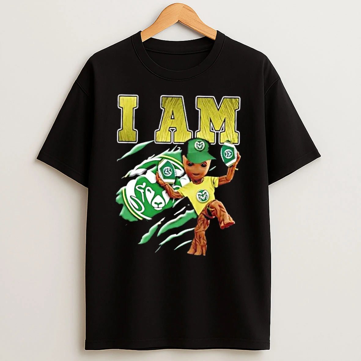 Groot I Am Colorado State Rams Fan Shirts