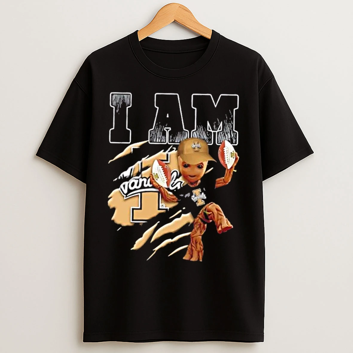 Groot I Am Idaho Vandals Fan T Shirts