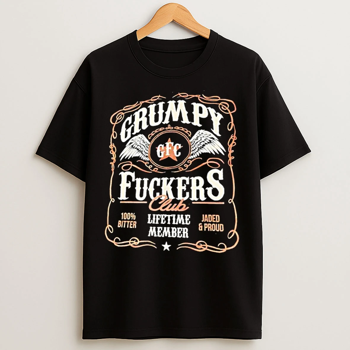 Grumpy Fuckers Club Lifetime Member Graphic T Shirts